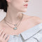 Irregular Pendant Blue Stone Necklace - [neshe.in]