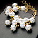 Collar Pearl Gold Statement Necklace - [neshe.in]