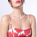 Pearl Choker Necklace Stylish Party - [neshe.in]