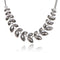 Color Leaves Crystal Choker Statement Necklace - 3 Colors - [neshe.in]