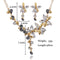 Colorful Zircon Necklace-Earrings Set - 3 Colors - [neshe.in]