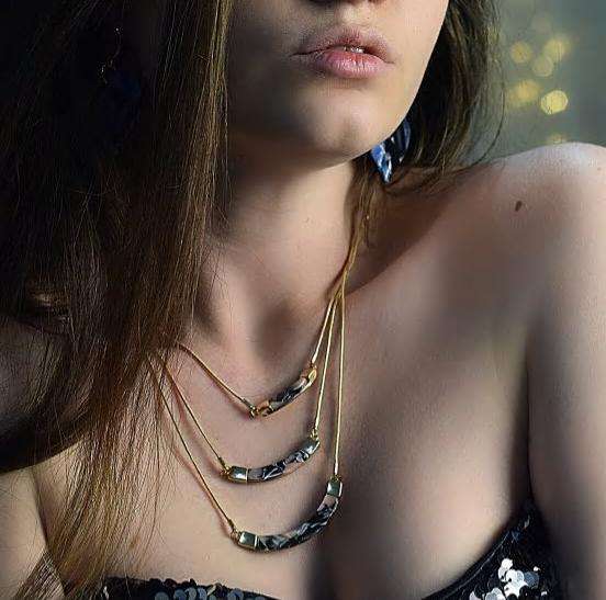 Leopard print necklace sale