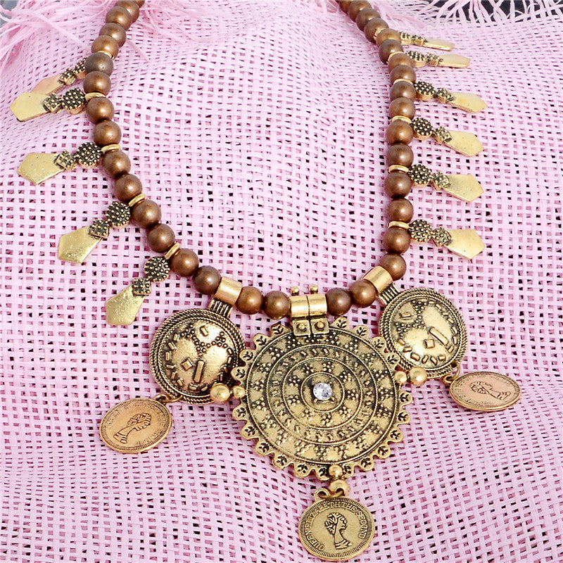 Bohemia Stylish Fashion Antique Coins Necklace - 2 Colors - [neshe.in]