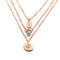 Multilayer Crystal Charm Layered Chain  Pendant Necklaces - [neshe.in]