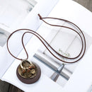 Long Leather Beaded Necklace For Valentine Day -2 Colors - [neshe.in]