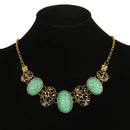 European Style Retro Exaggerated Gemstone Necklace - 4 Colors - [neshe.in]
