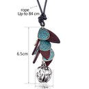Long Necklaces Vintage Leaves & Flower necklaces & pendants women - [neshe.in]