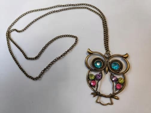 Fashion Crystal Owl Pendant Necklace - [neshe.in]