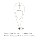 Long Bee Pearl Gold Pendant Necklace - [neshe.in]