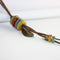 Handmade Colorful Chain with Leaf Rope Style Long Necklace - [neshe.in]
