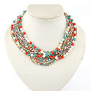 Bohemian Multilayer Beads Vintage Retro Tribal Necklace - [neshe.in]