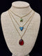 Multilayered natural stone Antique  Layered chain necklace