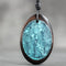 Wooden Oxidised Pendant Leather Rope Long Necklace -2 Colors