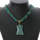 Vintage Geometric Opal Collar Necklace - 5 Colors - [neshe.in]