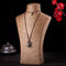 Vintage statement long rope Antique Telephone Pendant Necklace - [neshe.in]