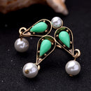 Simulated Pearl Statement Women Pearl Ring - [neshe.in]