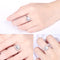 Square Inlay CZ Crystal Party Ring - [neshe.in]