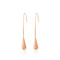 Long Hook Style Water Drop Dangle Earrings -3 Colors