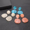 Geometric Shaped Acrylic Candy Color Earring -3 Colors
