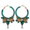 Classic Bohemian Gypsy dangle Hoop Earrings - 4 Colors - [neshe.in]